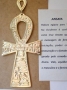 Cruz Ansata em metal (ankh)